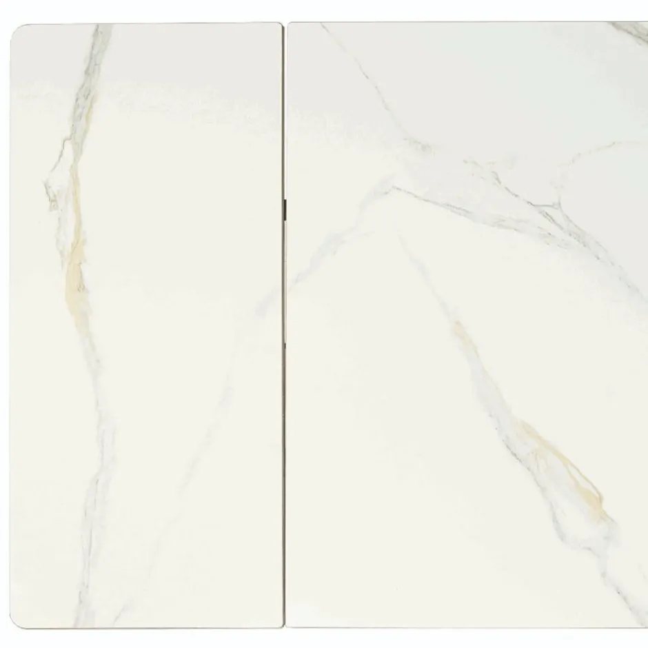 Wohnen Design Esszimmertisch in Marmoroptik - Yoran