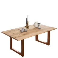 Design Esszimmertisch mit geölter Holzplatte - Aschau^Wohnen Sale