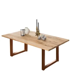 Design Esszimmertisch mit geölter Holzplatte - Aschau^Wohnen Sale