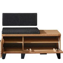 Design Flurbank aus Wildeiche in Natur & Grau - Elprisca^Wohnen Hot