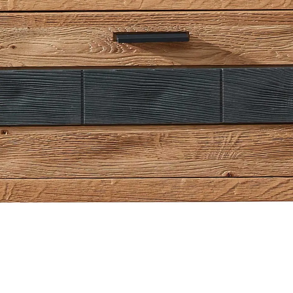 Design Flurbank aus Wildeiche in Natur & Grau - Elprisca^Wohnen Hot