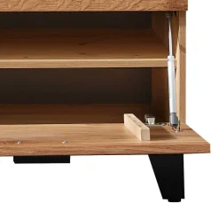 Design Flurbank aus Wildeiche in Natur & Grau - Elprisca^Wohnen Hot