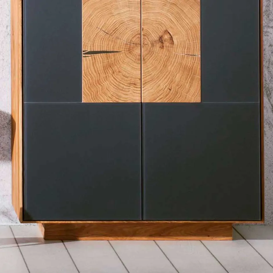 Wohnen Design Flureinrichtung in Wildeiche - Mandrey I (dreiteilig)