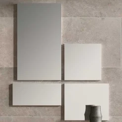 Wohnen Design Flurkommode & Spiegel Set - Gangizo (fünfteilig)