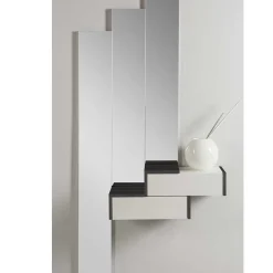 Design Flurmöbel in Weiß & Schwarz - Uwida (vierteilig)^Wohnen