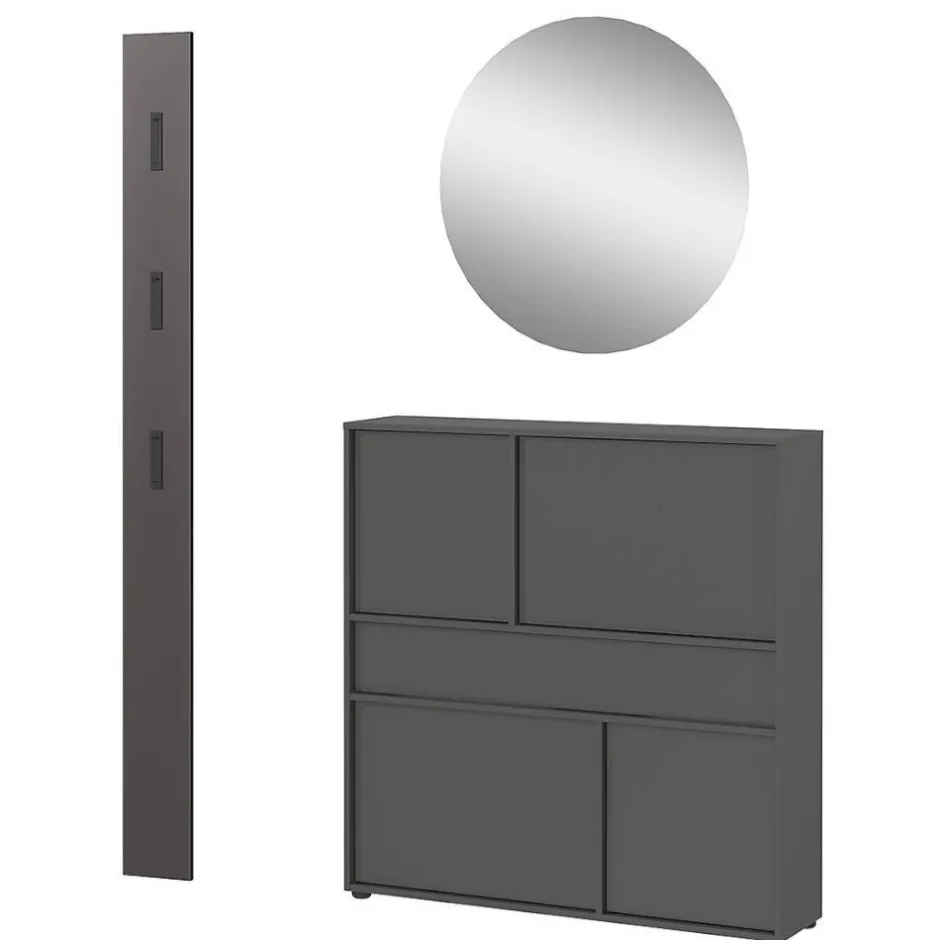 Wohnen Design Flurmöbel Kombination - Flemingo (dreiteilig)