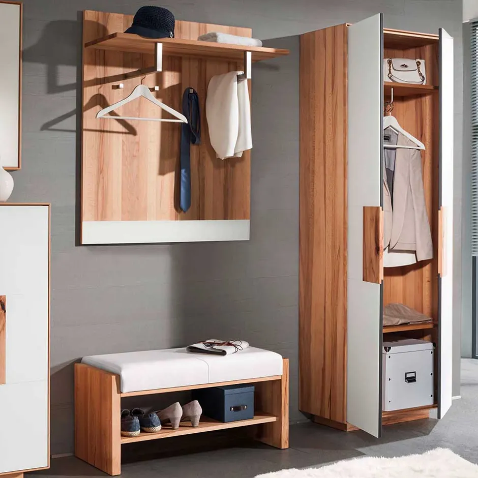 Wohnen Design Garderobenmöbel zweifarbig - Mandrey (dreiteilig)