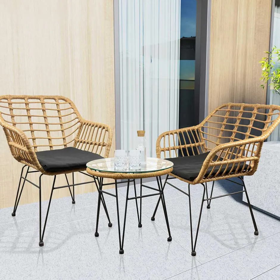 Design Garten Sitzgruppe für Zwei - Kolage (dreiteilig)^Wohnen Best