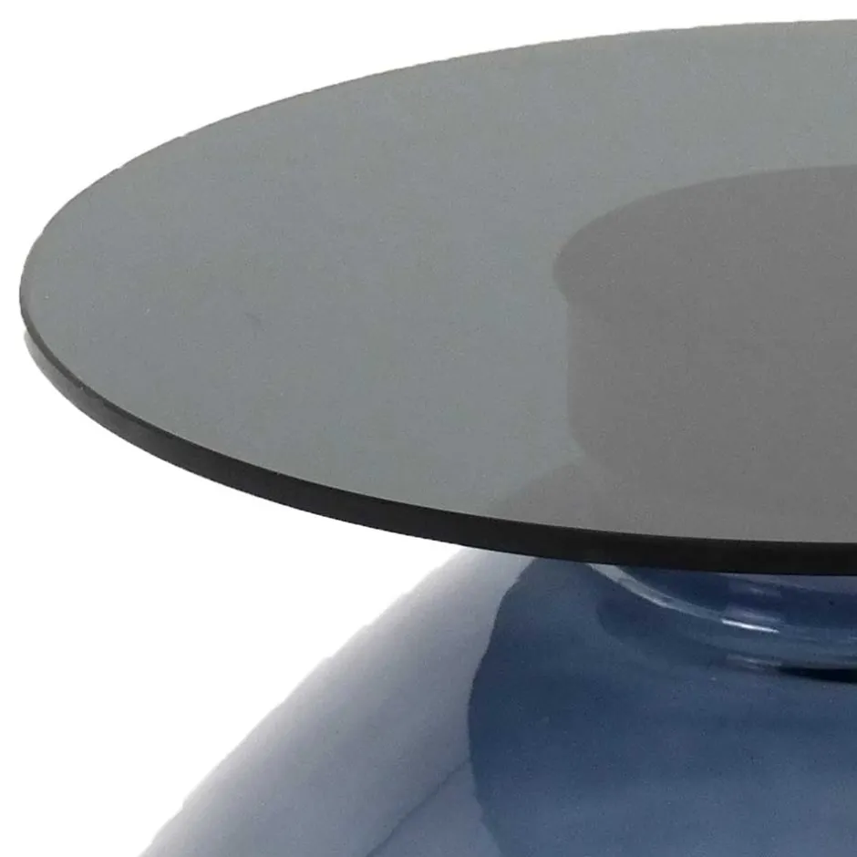 Design Glas Beistelltisch in Schwarz - Idian^Wohnen Discount