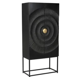 Design Highboard in Schwarz und Gold - Oglio^Wohnen Best