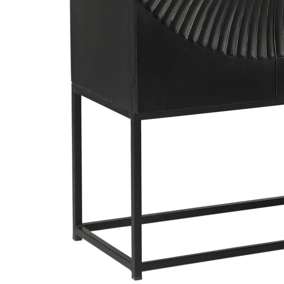 Design Highboard in Schwarz und Gold - Oglio^Wohnen Best