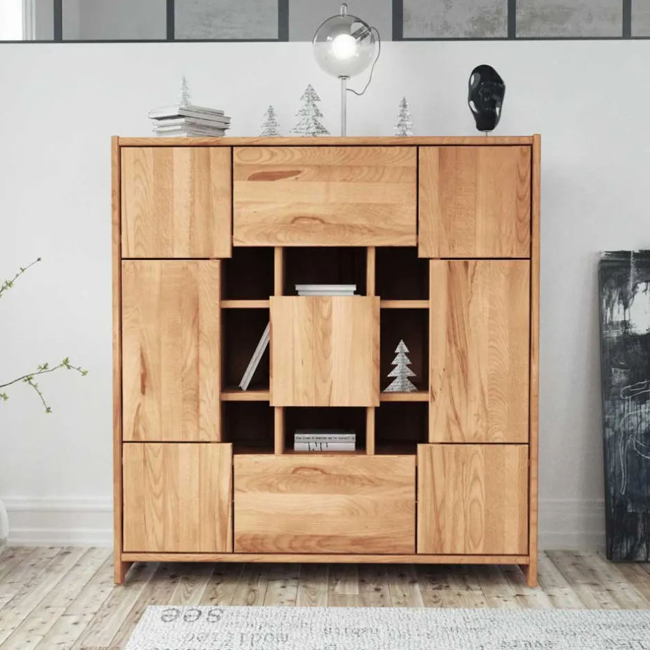 Wohnen Design Highboard Salomonia mit offenen Fächern