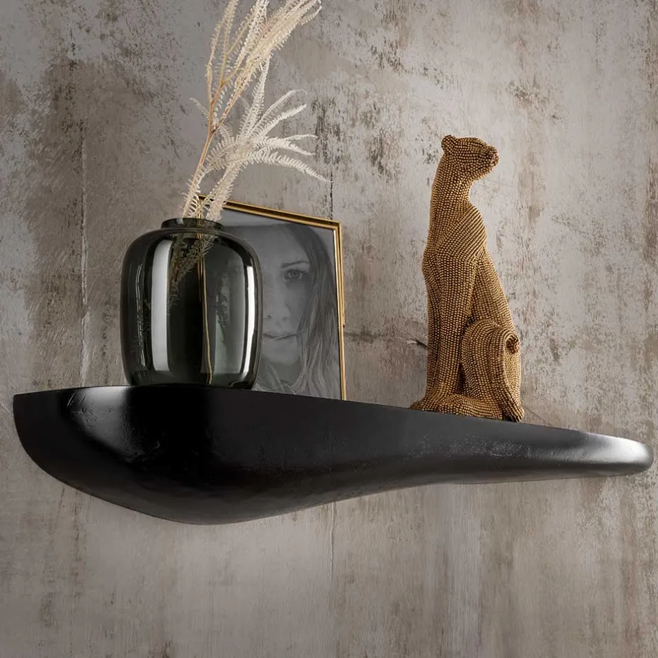 Design Hängeboard aus Alu in Mattschwarz - Rissino^Wohnen Online