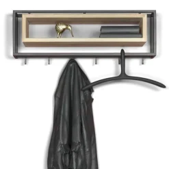 Design Hängegarderobe mit 6 Haken & Fach - Acke^Wohnen Outlet