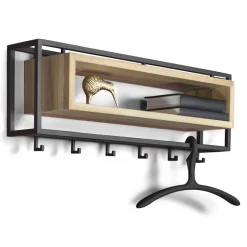 Design Hängegarderobe mit 6 Haken & Fach - Acke^Wohnen Outlet
