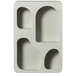 Wohnen Design Hängeregal in Hellgrau - Martinus