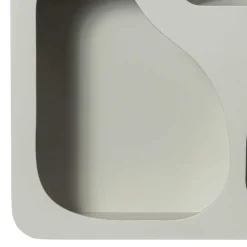 Wohnen Design Hängeregal in Hellgrau - Martinus