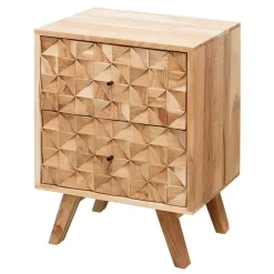 Wohnen Design Holz Nachtkommode aus Akazie - Liniavo