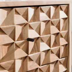 Wohnen Design Holz Nachtkommode aus Akazie - Liniavo