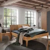 Design Holzbett aus Wildeiche 140x200 - Manarola^Wohnen Outlet