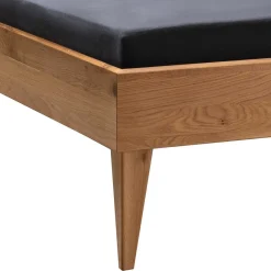 Wohnen Design Holzbett aus Wildeiche Massivholz - Manarola I