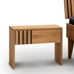 Wohnen Design Holzbett aus Wildeiche Massivholz - Manarola I