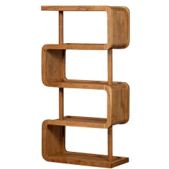 Wohnen Design Holzregal aus Akazie Massivholz - Selrito