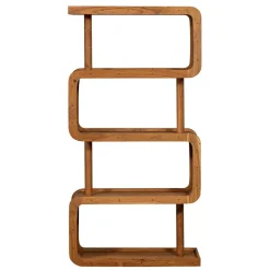 Wohnen Design Holzregal aus Akazie Massivholz - Selrito