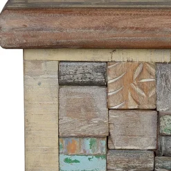 Wohnen Design Holztruhe mit flachem Deckel - Gregoriana