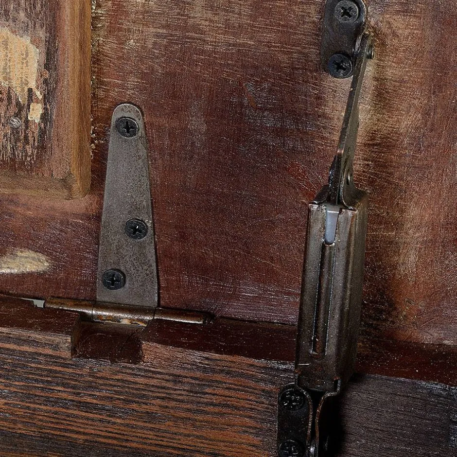 Wohnen Design Holztruhe mit flachem Deckel - Gregoriana