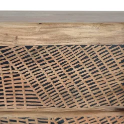 Wohnen Design Kombi-Kommode aus Massivholz - Merlan