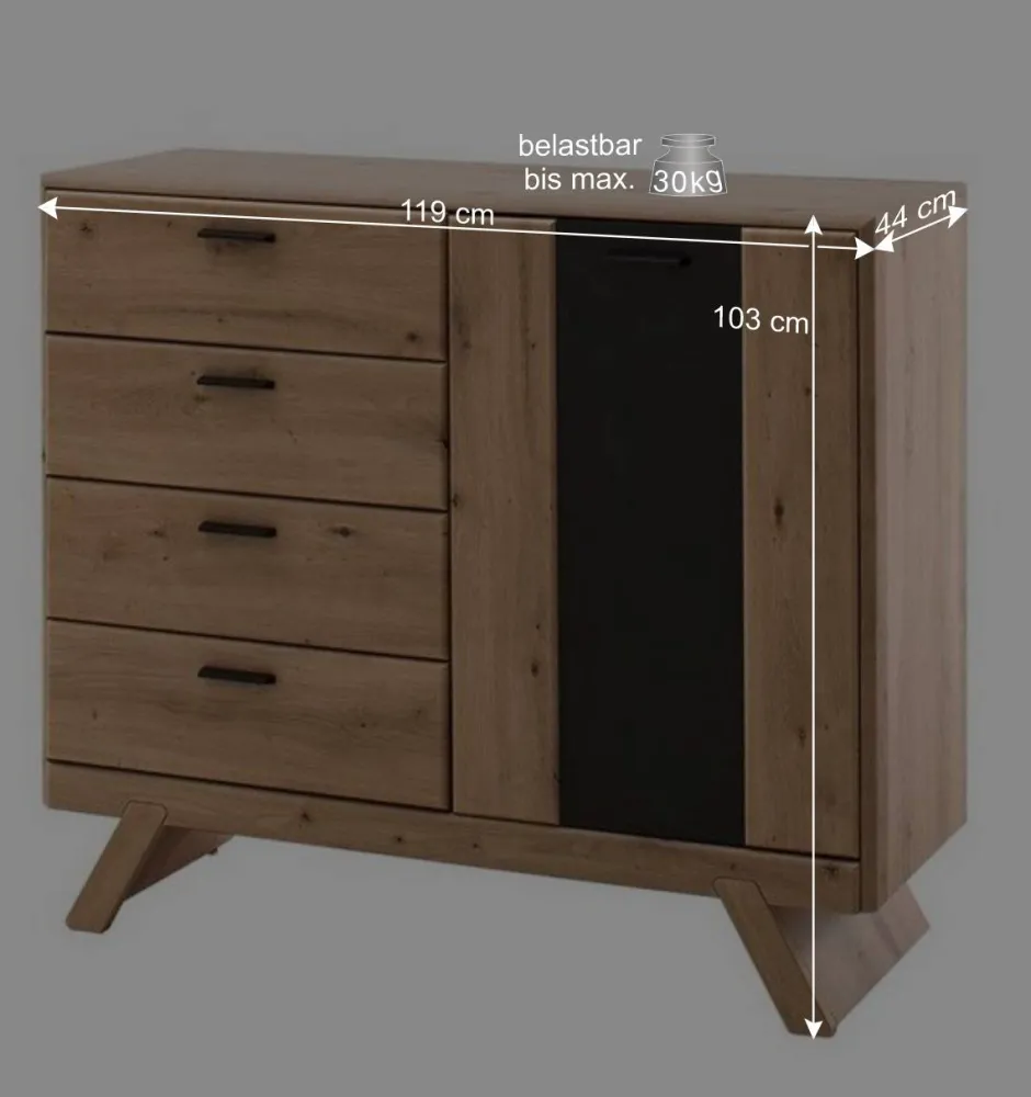 Design Kombikommode 119x103x44 cm - Larinca^Wohnen Online