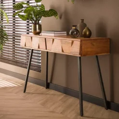 Wohnen Design Konsolentisch mit zwei Schubladen - Tomya