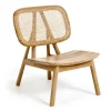 Wohnen Design Loungestuhl aus Rattan & Teak - Plataya