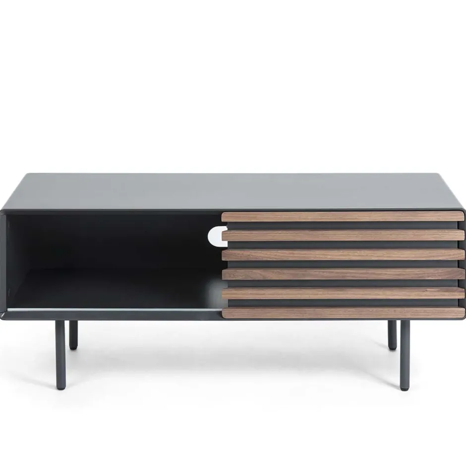 Design Lowboard für Fernseher Trupea in Dunkelgrau^Wohnen New