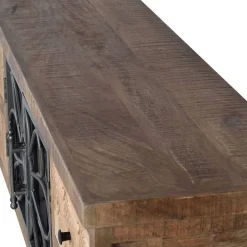 Design Lowboard mit Glas Metalltüren - Everton^Wohnen New