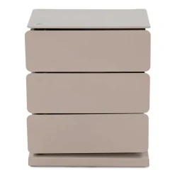 Wohnen Design Metallkommode in Taupe - Dolomiti