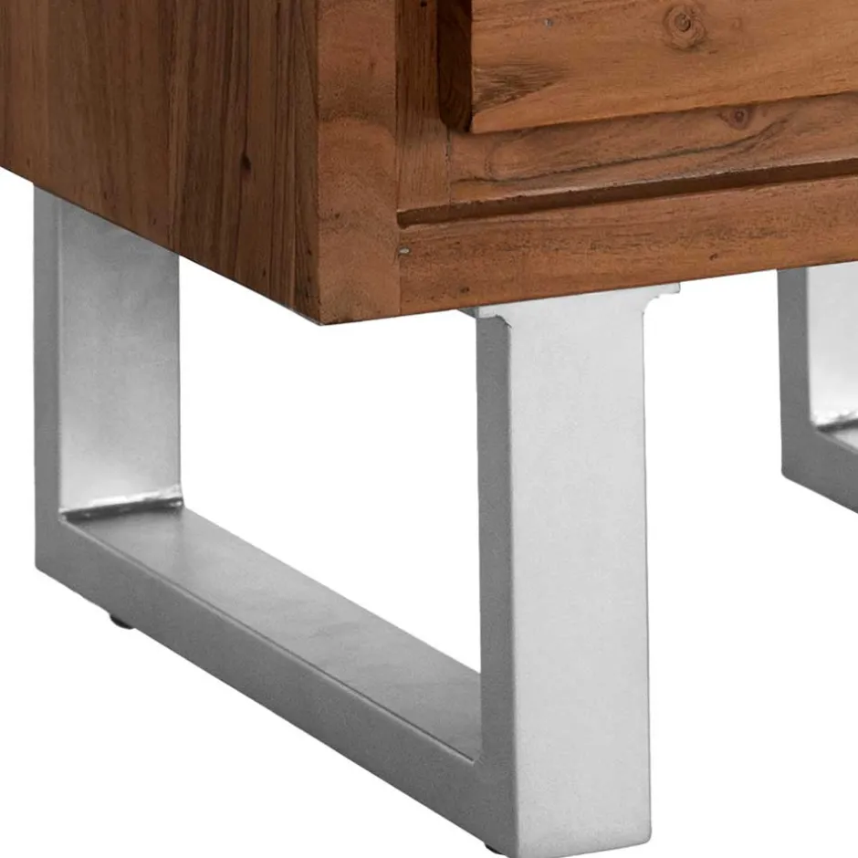 Design Nachtkommode aus Akazienholz - Banjee^Wohnen New