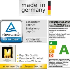 Wohnen Design Nachtkonsole Donpiave in Weiß