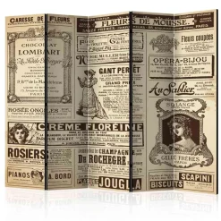 Wohnen Design Nostalgie Paravent Vintage Werbung - Emjan