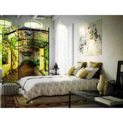 Wohnen Design Paravent Laubengang im Garten - Sulliva