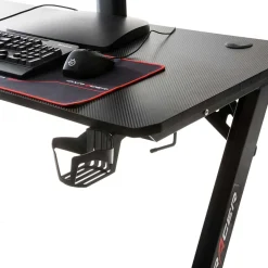 Wohnen Design PC Computertisch in Schwarz - Aribert