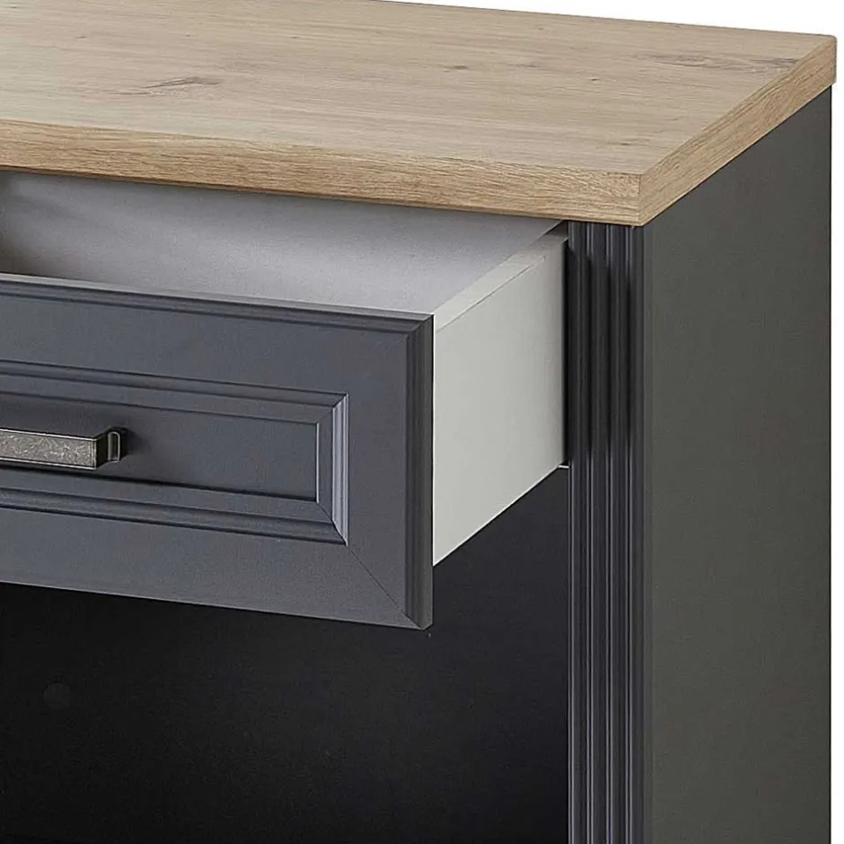 Design PC Tisch mit Rollcontainer - Joe (zweiteilig)^Wohnen Online