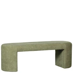 Wohnen Design Polsterbank in Oliv Grün Chenille - Baverly