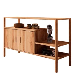 Wohnen Design Regal mit zwei Fächern & Türen - Indrya