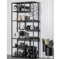 Wohnen Design Regal Sanfradia in Schwarz