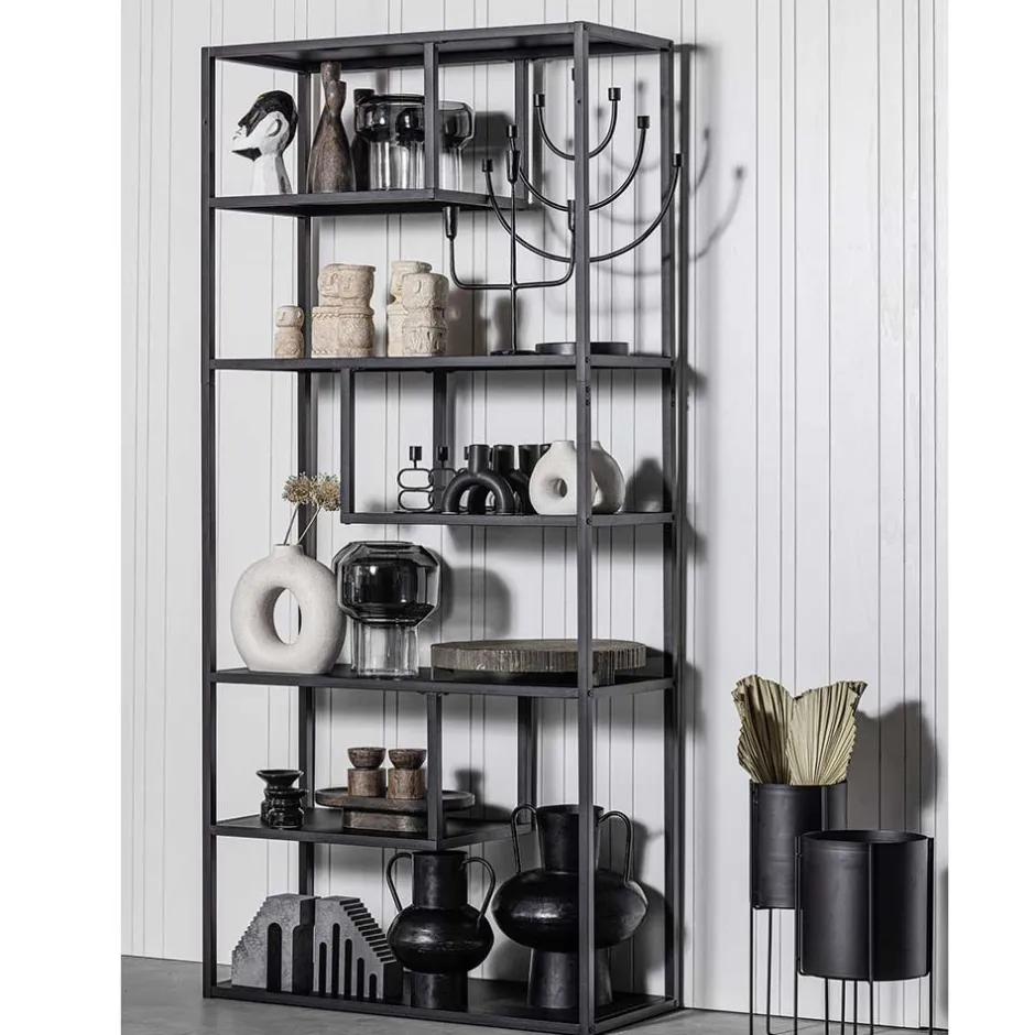 Wohnen Design Regal Sanfradia in Schwarz