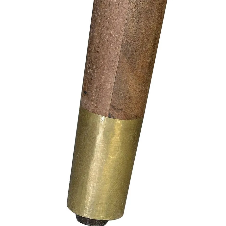 Kinder Wohnen Design Schreibtisch aus Mangoholz und Metall - Filurina