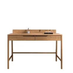 Kinder Wohnen Design Schreibtisch aus Massivholz Wildeiche - Laida