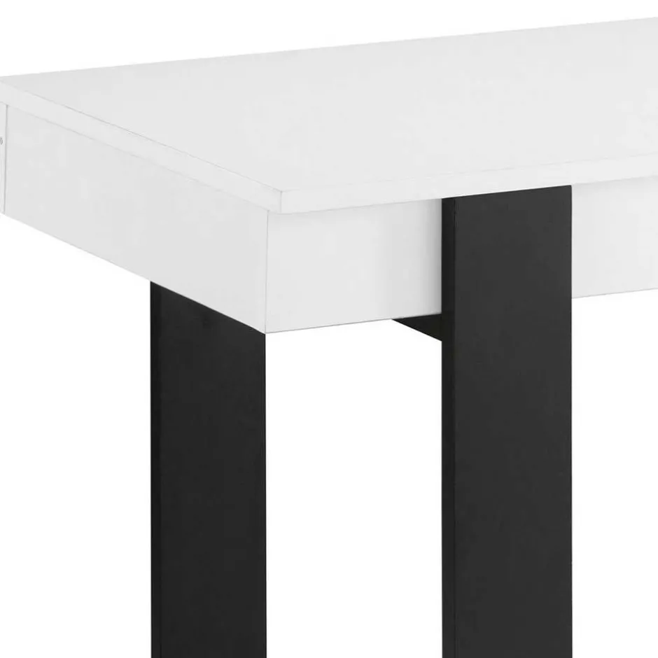 Design Schreibtisch in Weiß 110x50 - Espanas^Wohnen Best